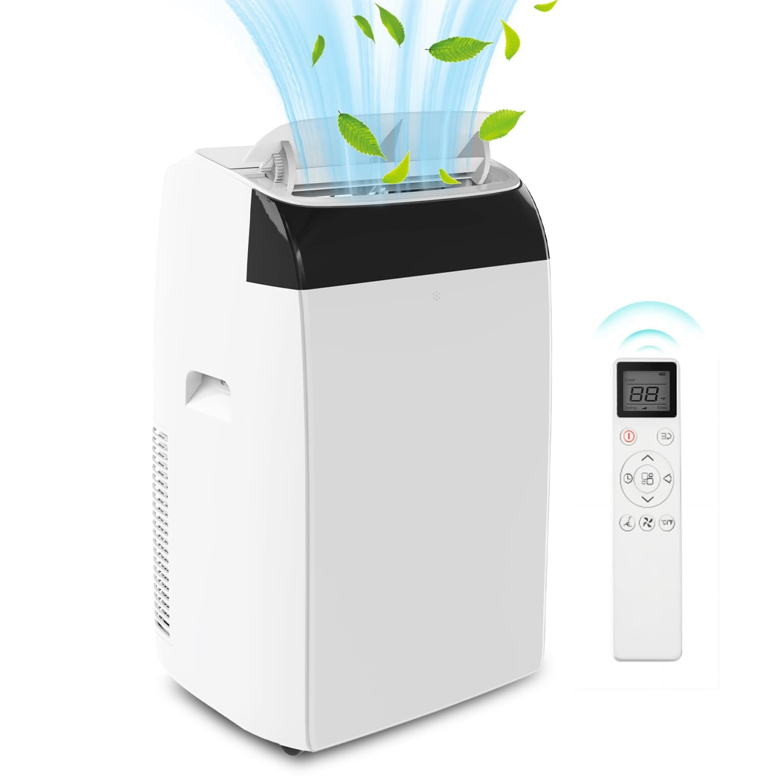 Portable Air Conditioner 14,000 BTU 3-in-1 AC Unit Cools 750 Sq.Ft, with Remote