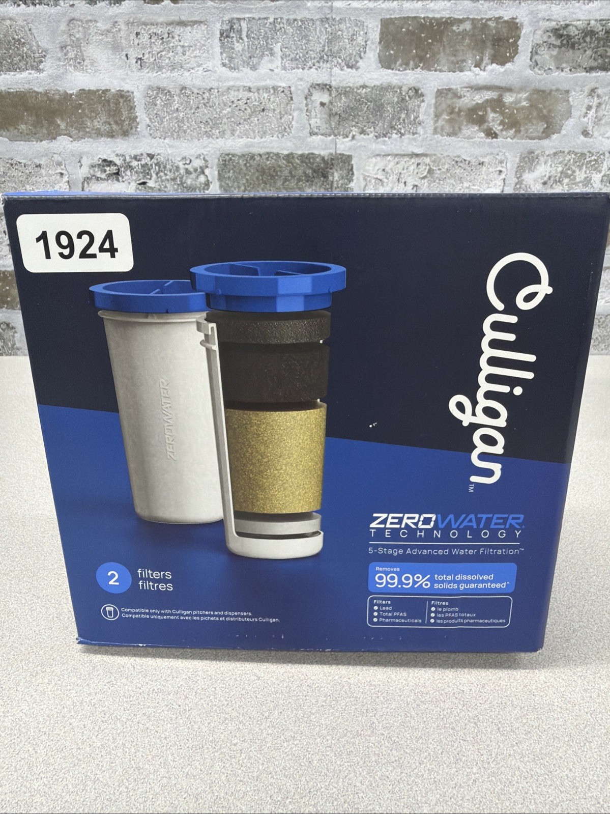 Culligan with ZeroWater Technology Water Filter Replacement 2-Pack 1-Month