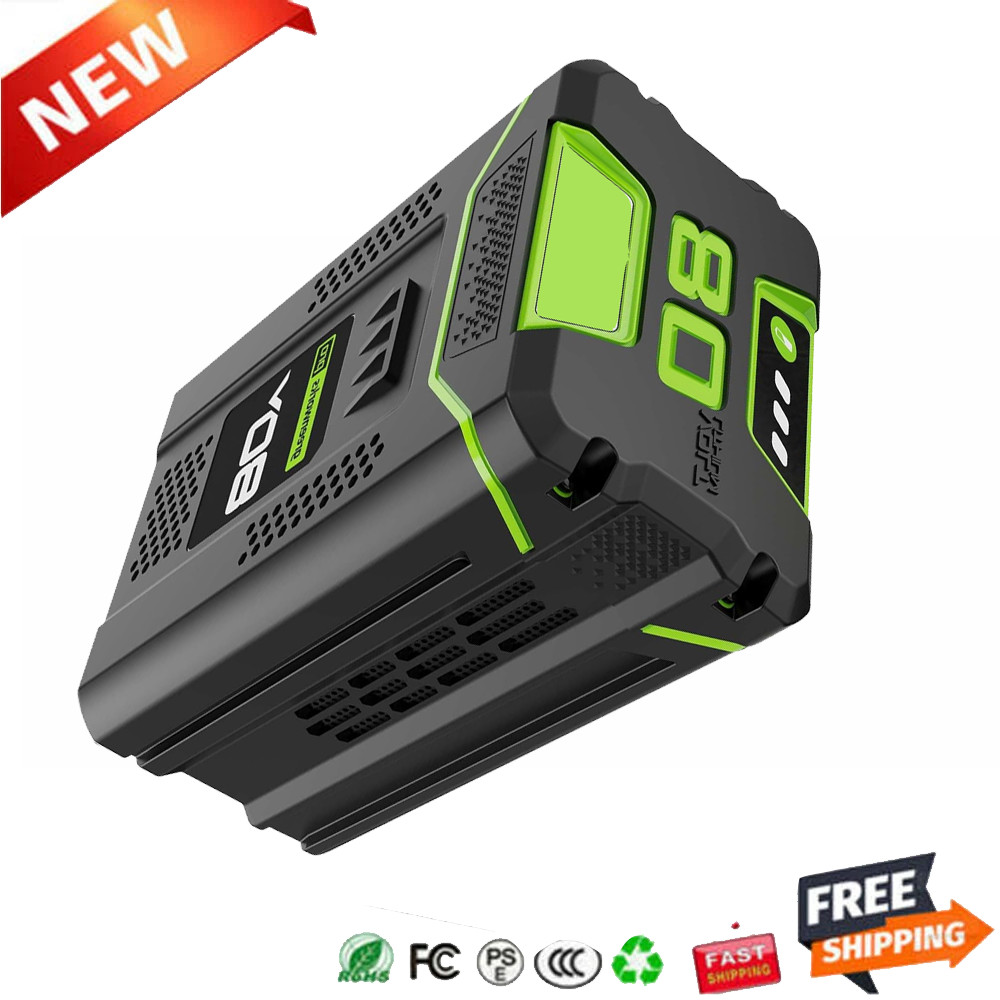FOR Greenworks 80V Lithium Ion 5.0Ah Rechargeable Li-ion Battery BAB727 GBA80200