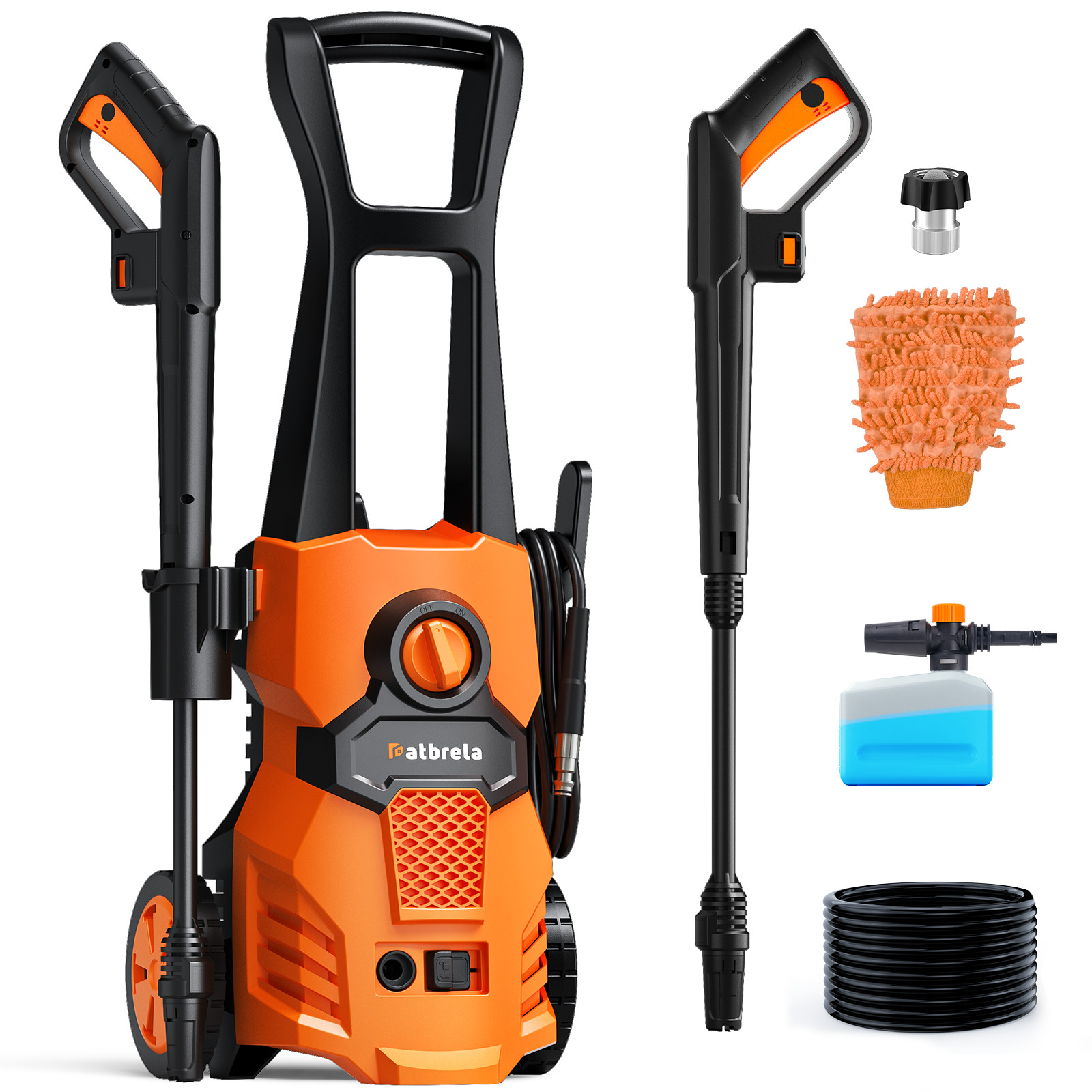 Electric Pressure Washer 4200PSI High Pressure Washer for Cars Fences Home Clean