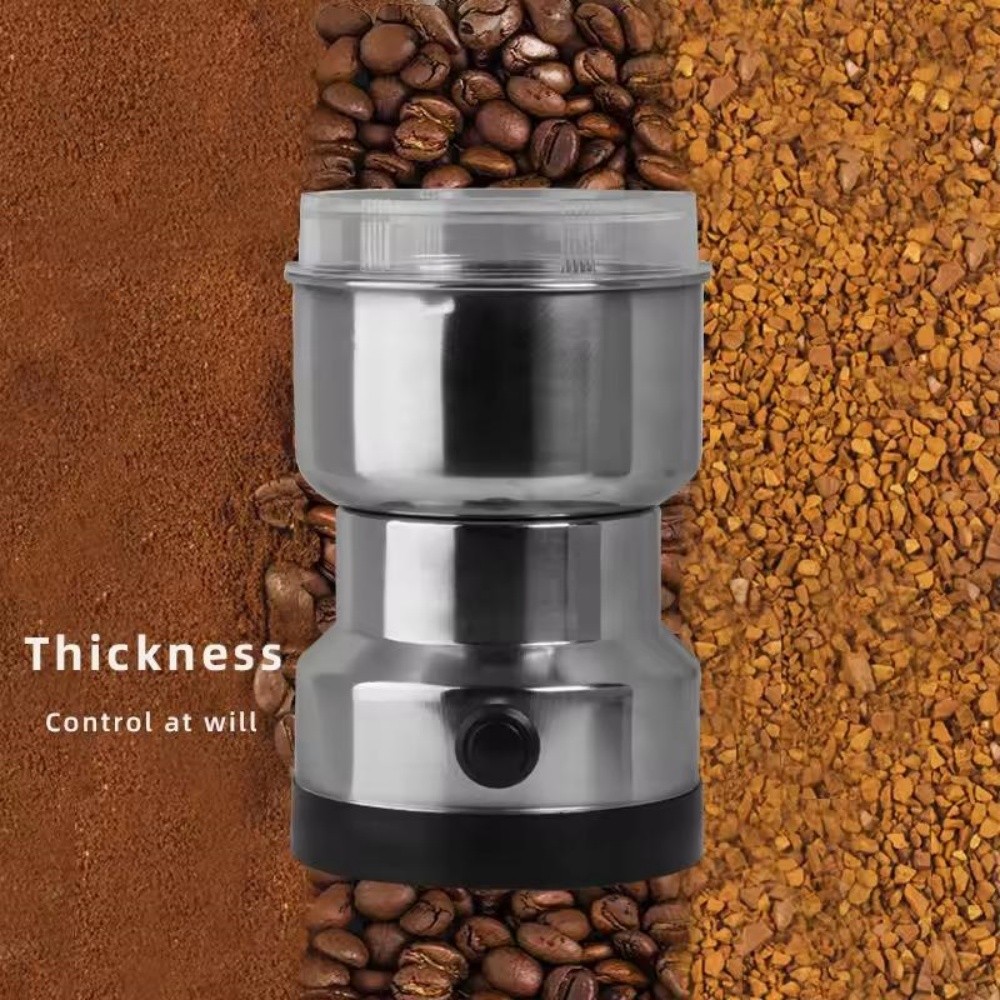 Electric Coffee Bean Grinder Nut Seed Grind Spice Crusher Mill Blender/Silver