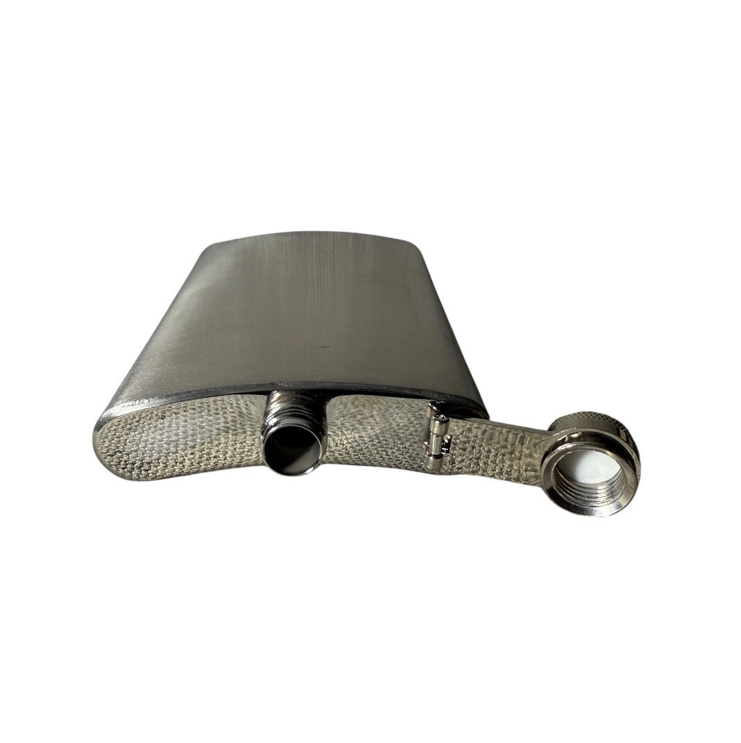 8oz Stainless Steel Hip Flask Silver Leak-Proof Pocket Liquor Alcohol Travel