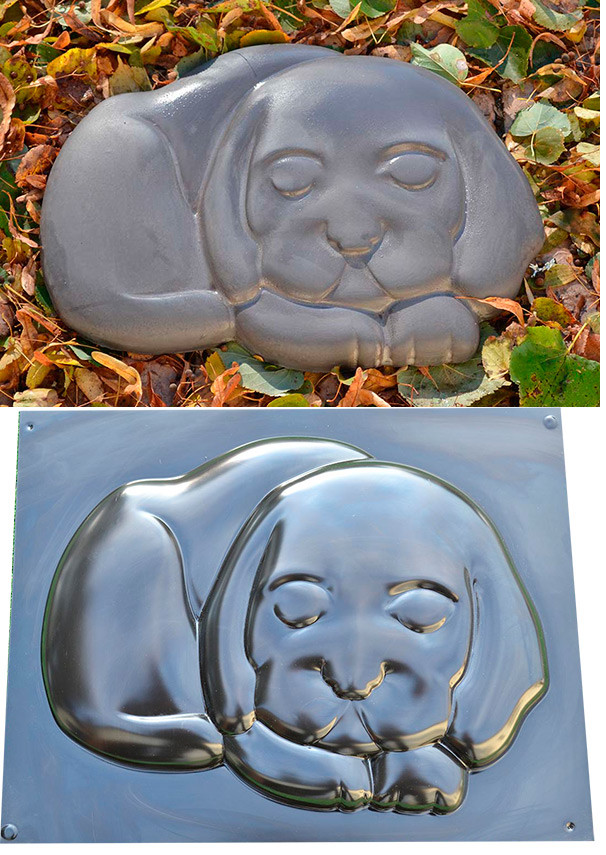 Concrete Mold DECORATIVE Stepping Stone Mold ABS plastic garden path decor
