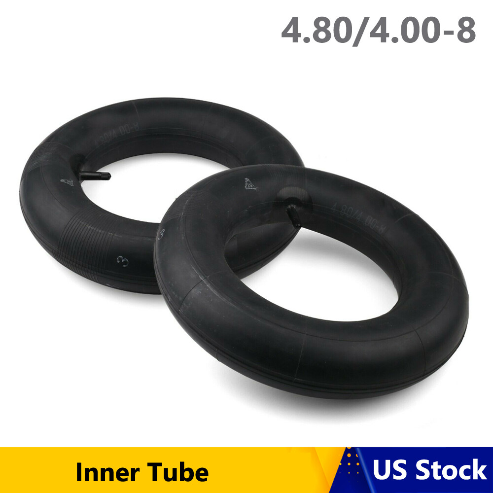 2x 4.80/4.00-8 Inner Tubes 4.80-8 4.00-8 for for Lawn Mower Wheel Barrows TR13
