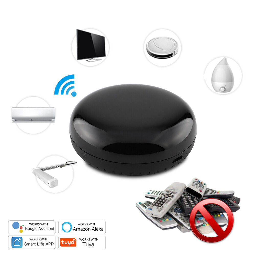 MOES WiFi IR Blaster Smart Remote Control Universal Infrared Repeater Voice APP