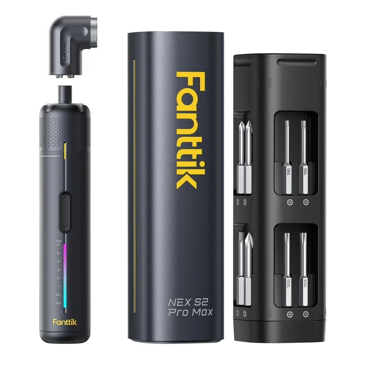 Fanttik S2 Pro Max Electric Screwdriver, Cordless Screwdriver Set, 7 Torque Sett