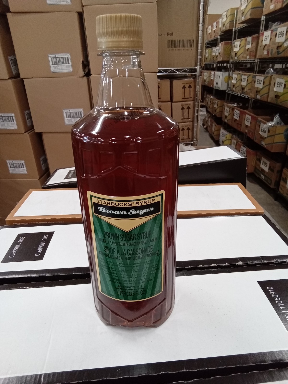 Brown Sugar Syrup 1 Liter 33oz BB April- 2026