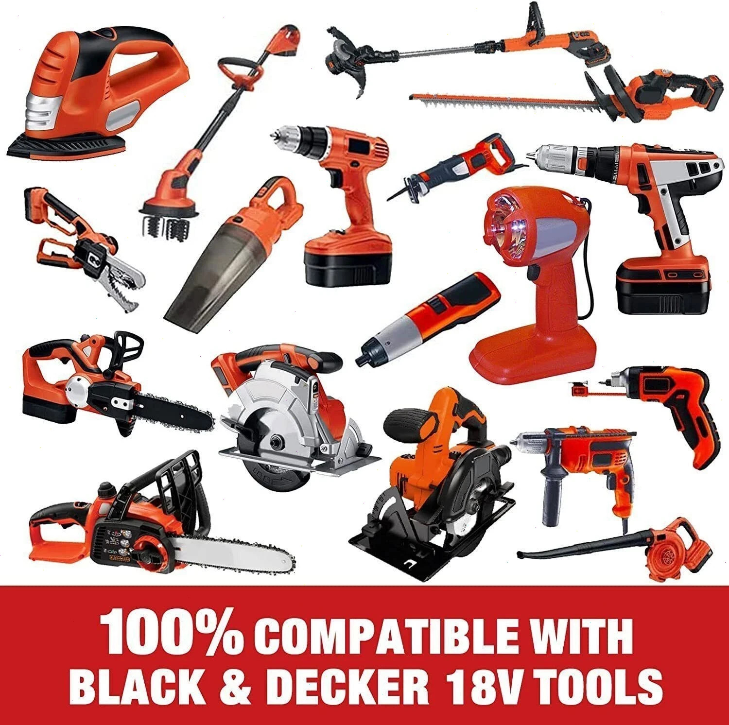 2Pack 18V for Black & Decker HPB18 18 Volt Battery/Charger HPB18-OPE 244760-00