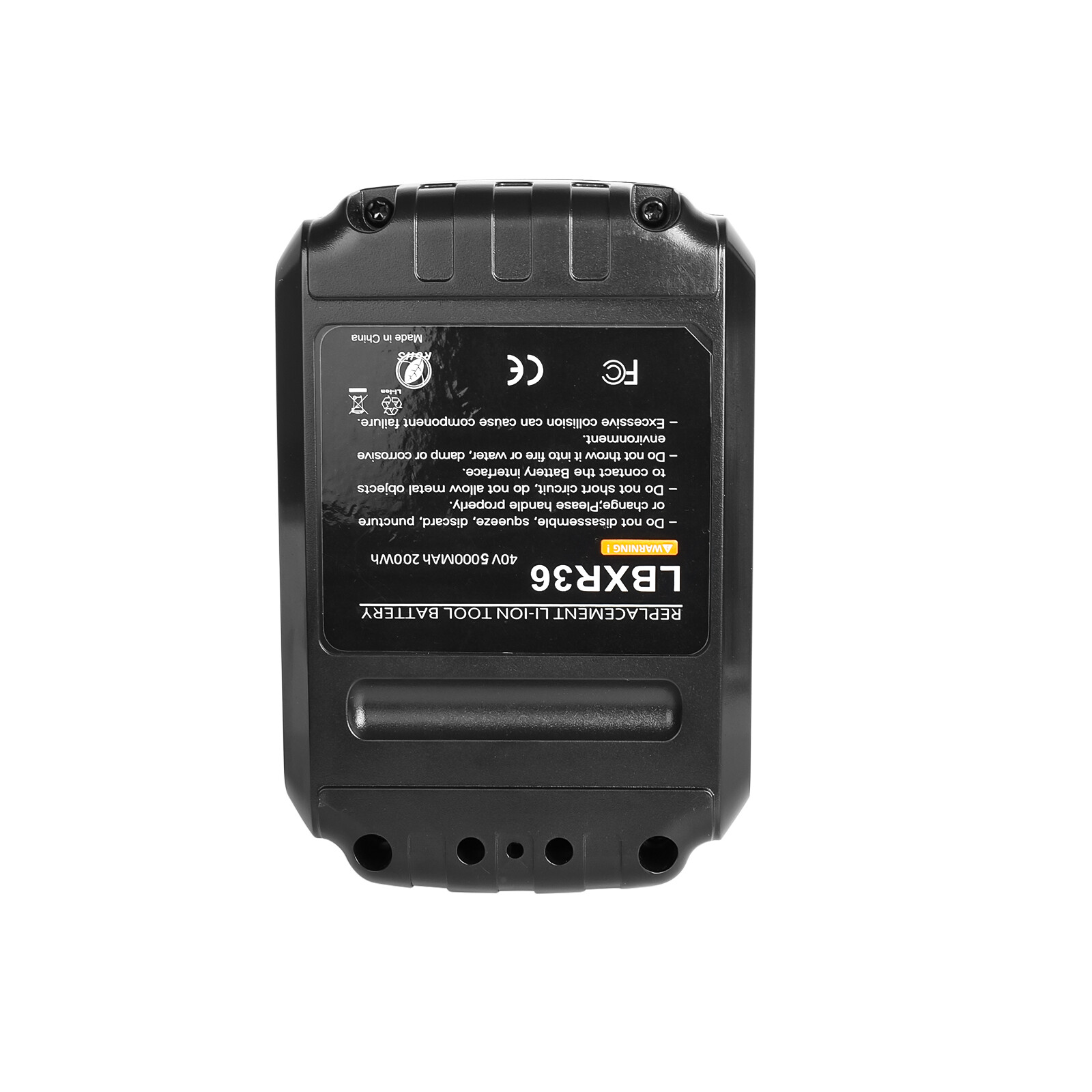 40V LBXR36 5Ah Replace for Black and Decker Lithium Battery LBXR2036 LBX2040