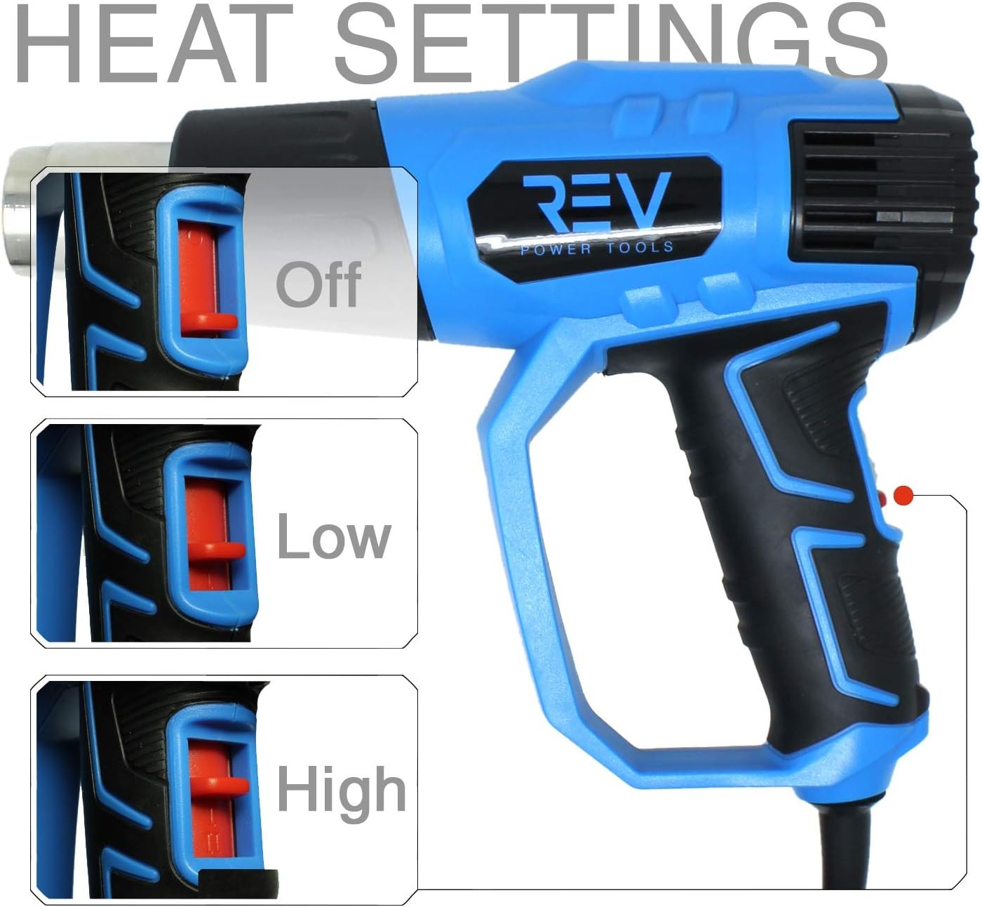 VViViD Blaze Turbo 3 Second Warm-up Rapid Heat 1500-Watt Corded Heat Gun