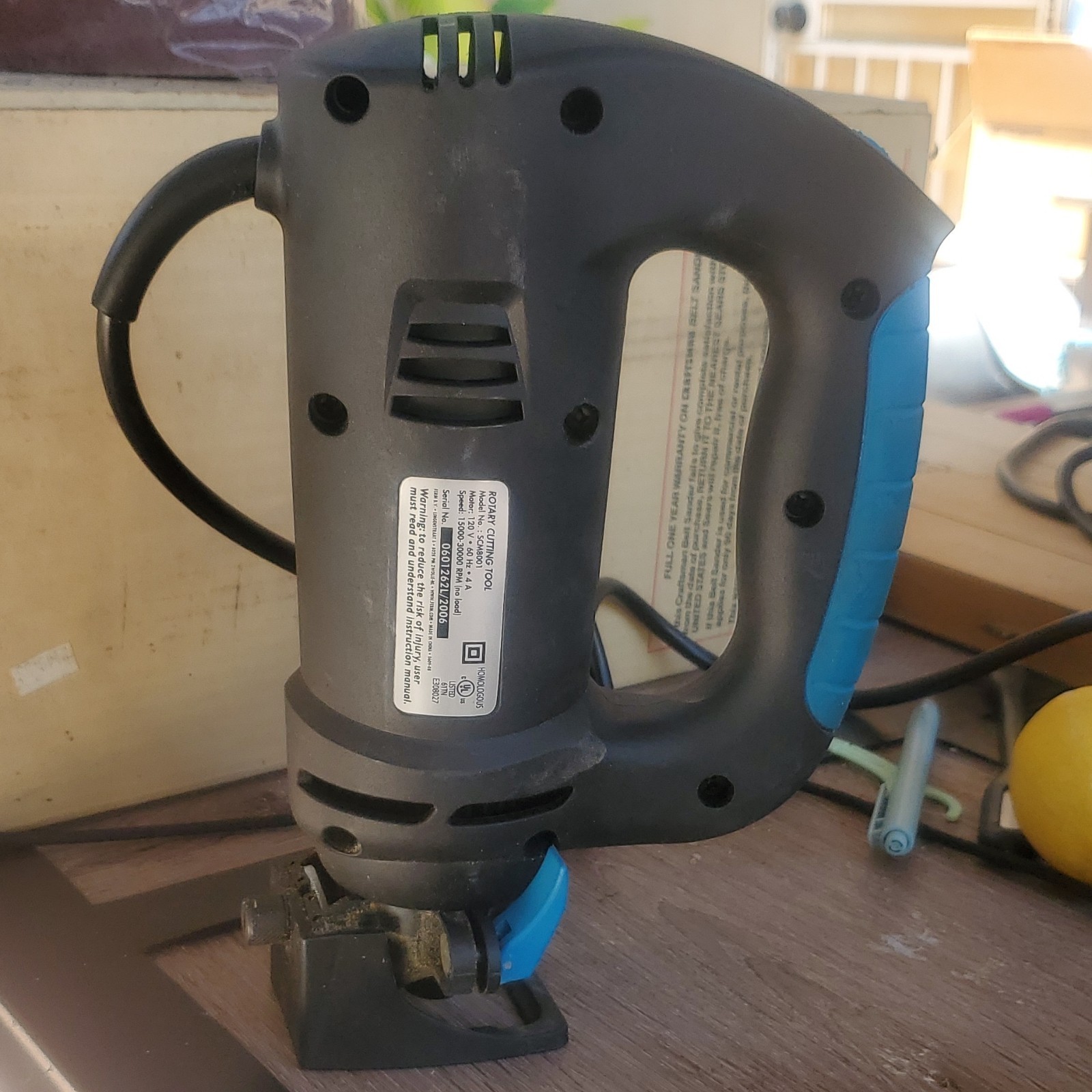 FERM SCM8001 Variable Speed Rotary Cutting Tool, Corded Electric 120V 30K