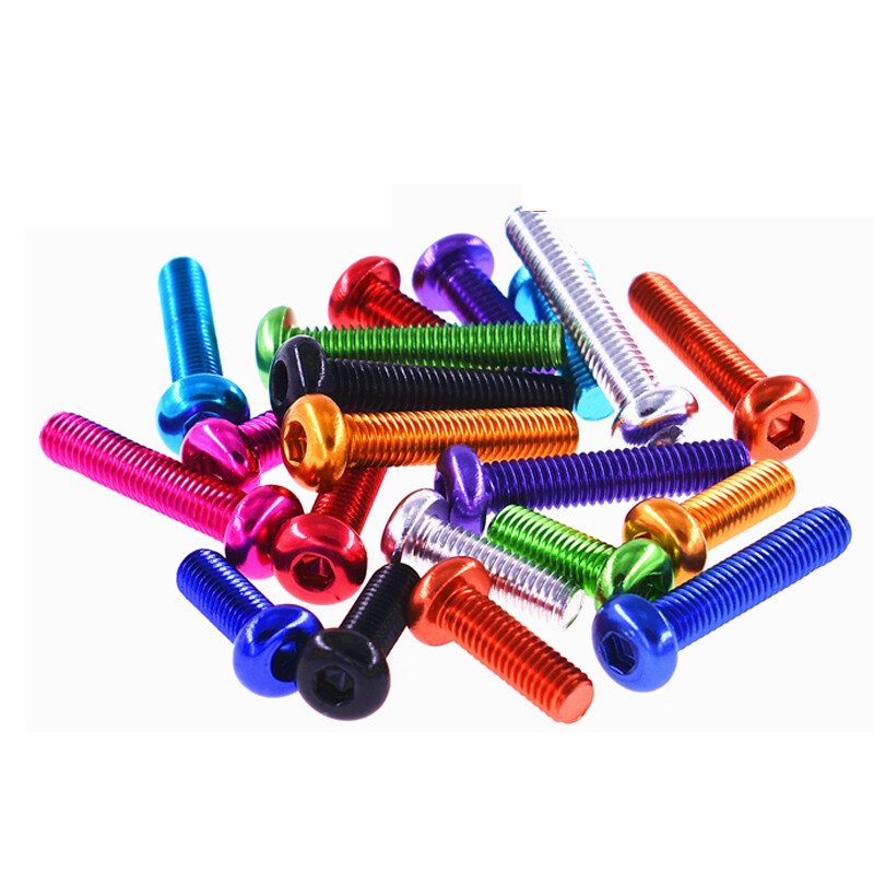 M4 Aluminum Alloy Hex Socket Pan Head Allen Bolts Screws 10mm 12mm