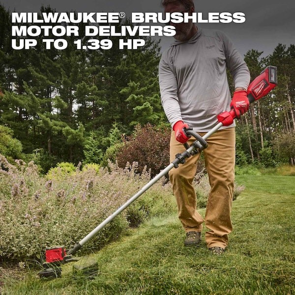 Milwaukee Tool 2828-21E String Trimmer Kit, Cordless, 18V Dc