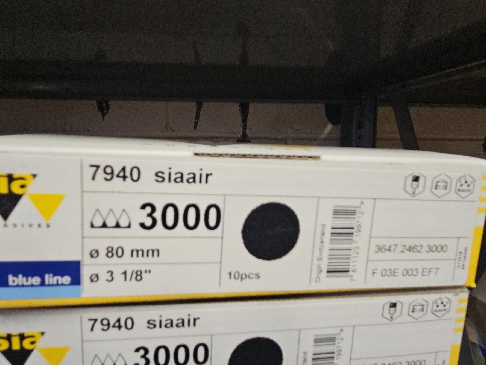 Siaair 7940 80mm 3 1/8″ Sanding Disc 10pc Box 3000g