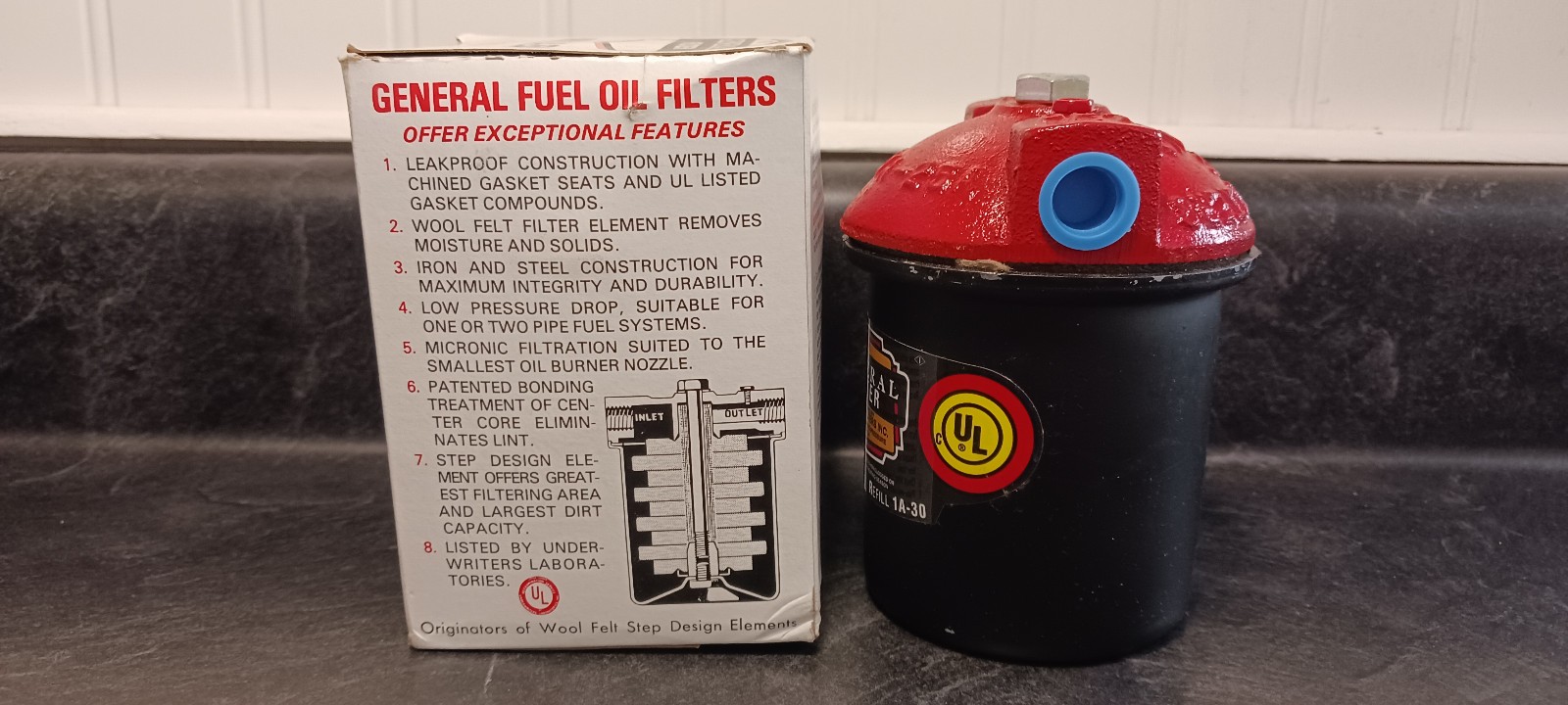 General Filter Model 1A-25A Fuel Oil Filter; BRAND NEW!