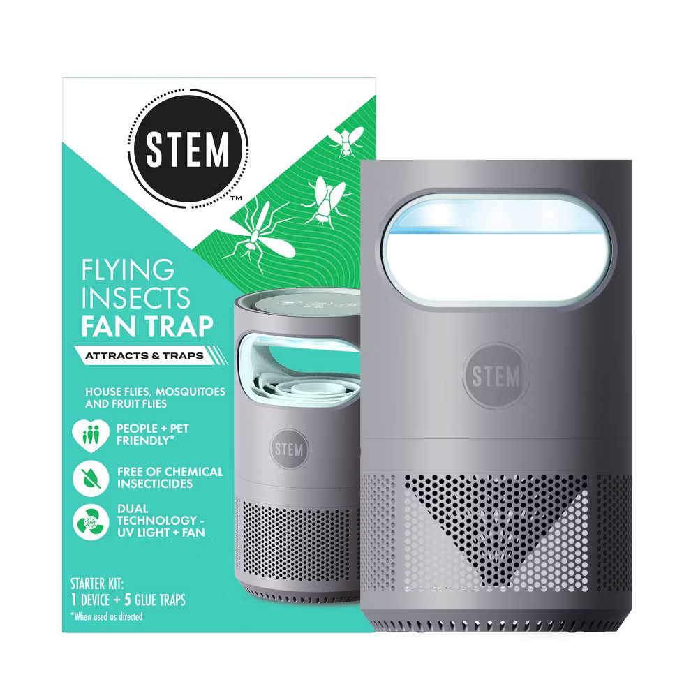 STEM Electric Fan Fly, Gnat and Fruit Fly Trap Indoor Starter Kit