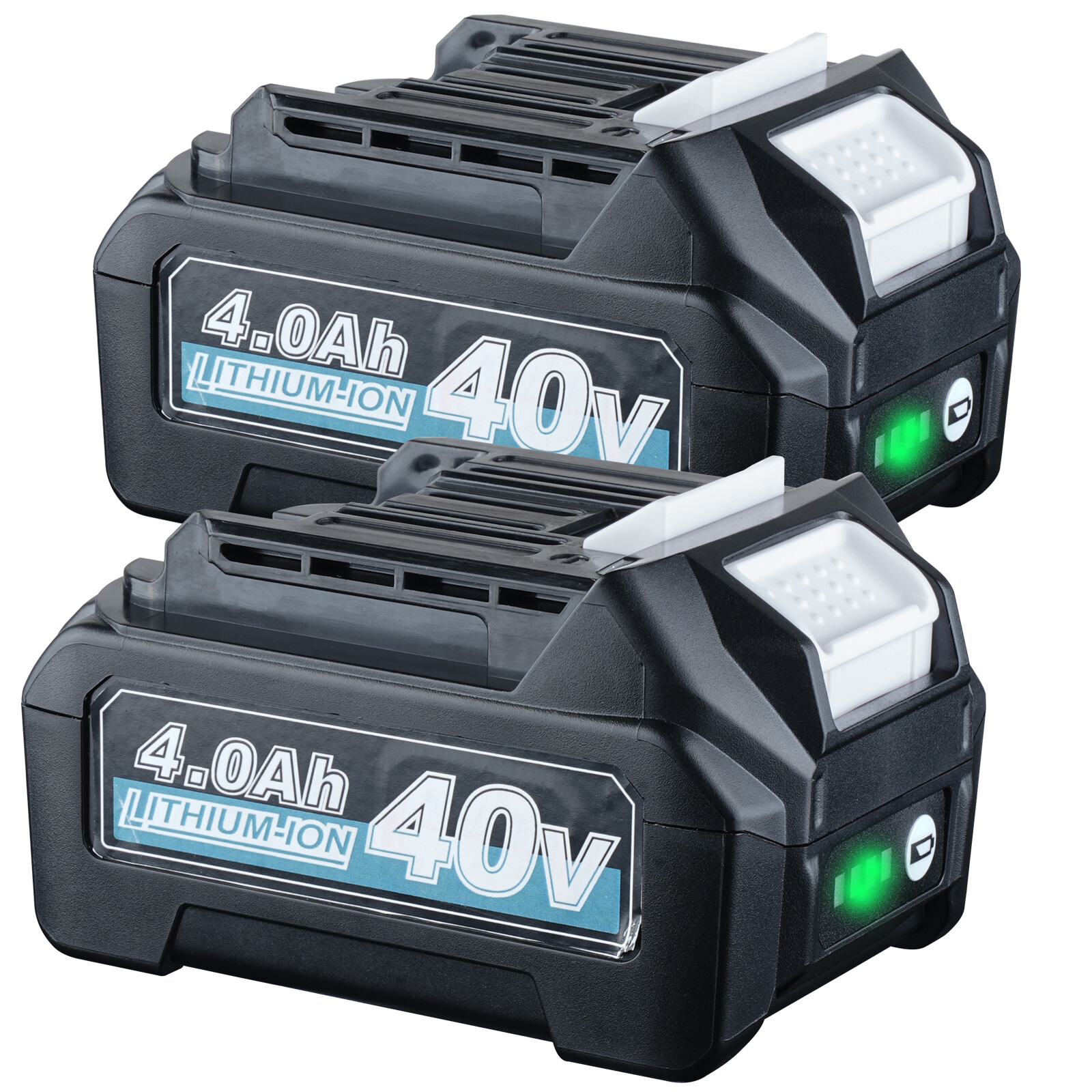 2x 40 Volt 4.0Ah Battery for Makita 40V XGT Battery 4.0Ah 100Wh BL4025