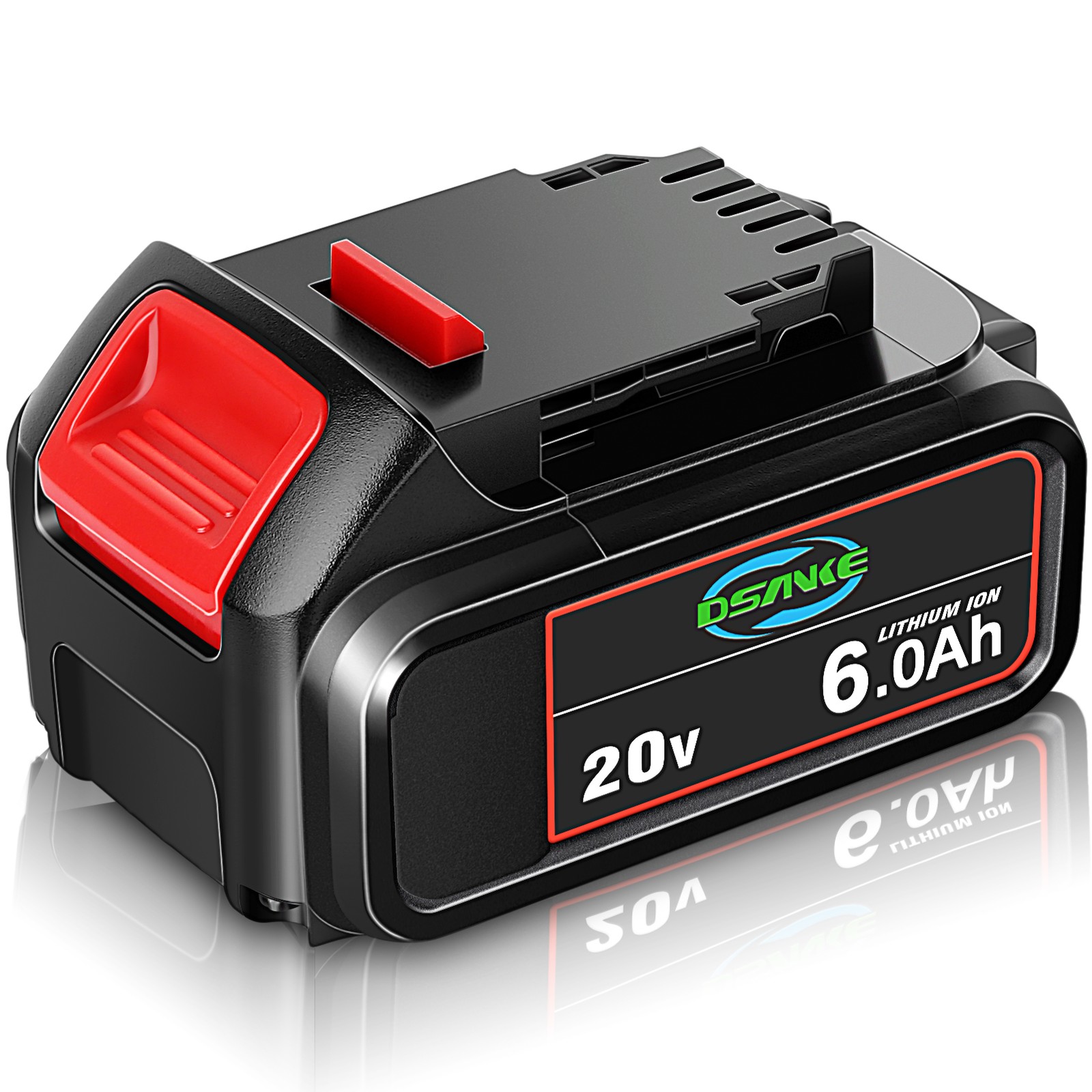 Pack For DeWalt 20V 20 Volt Max 6.0AH Lithium Battery DCB206 DCB205-2 DCB201-2