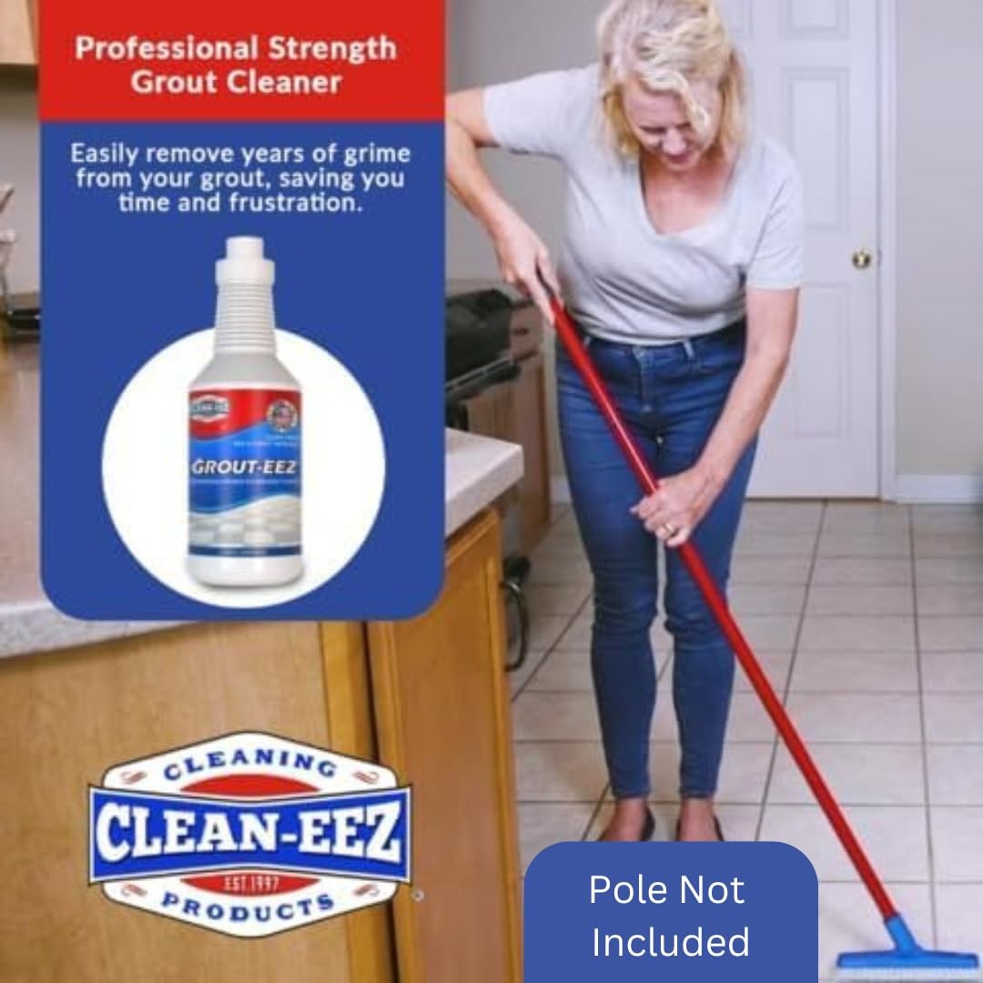 Grout Stain Remover 2 Pack with Stand-Up Brush Attachment for Tile Grout
