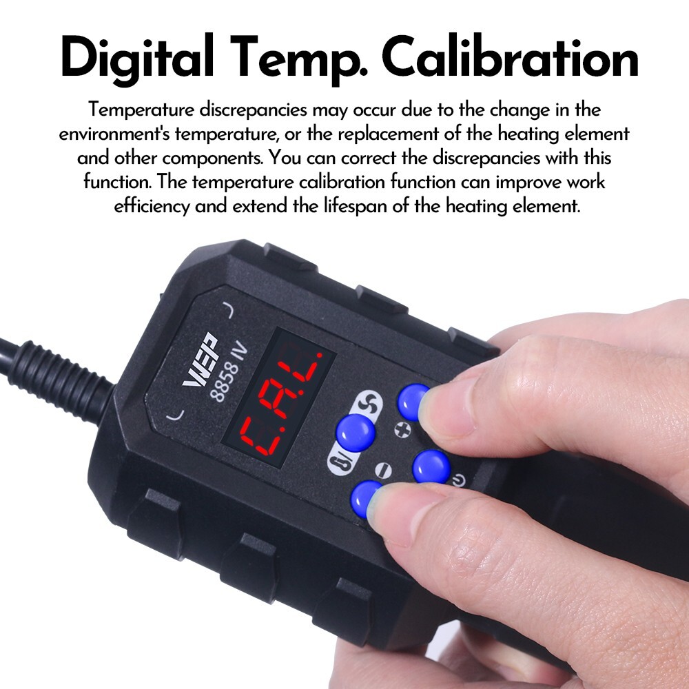 WEP 700W Hot Air Gun Adjustable Temp, Mini Portable Heat Gun & Rework Station