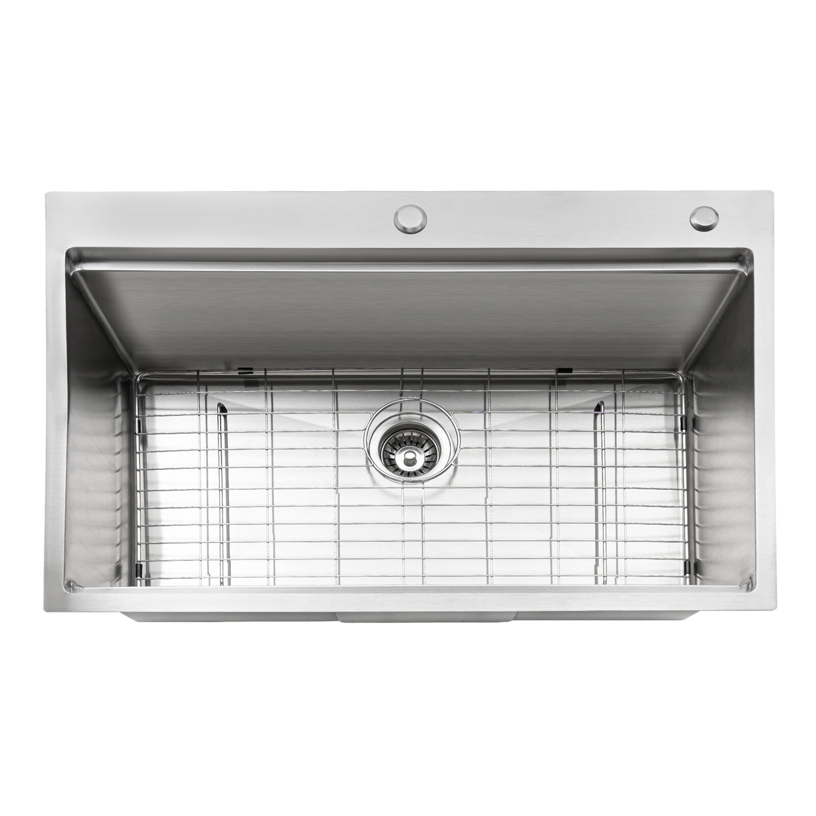 New 33″x22″ Single Bowl Undermount Workstation Kitchen Stainless Steel Sink SALE