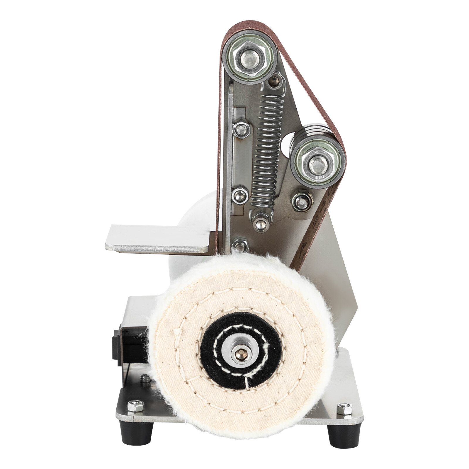 Mini Belt Sander, Electric Bench Grinder Sanding Machine, Table Top Grinder New