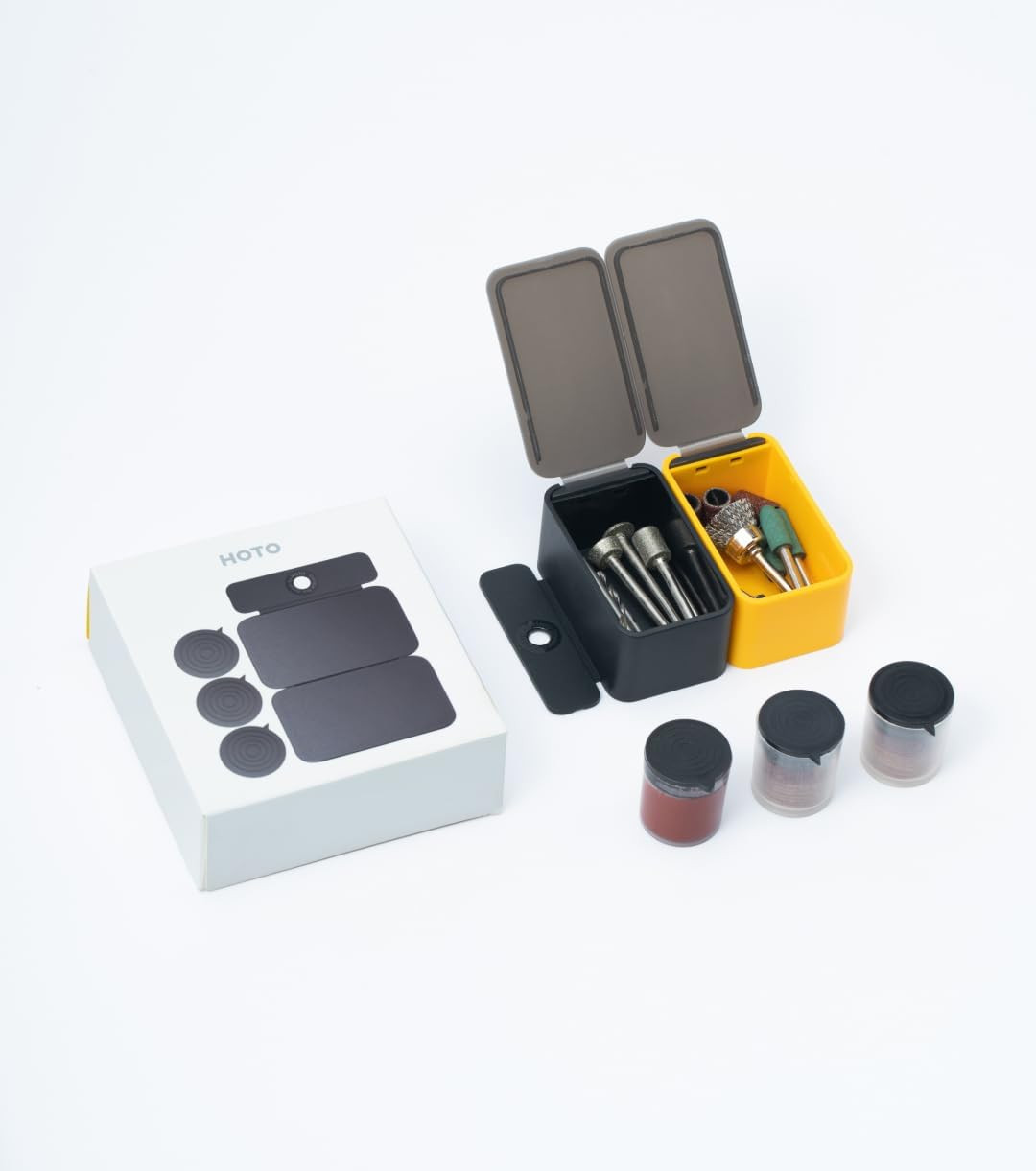 Rotary Tool Accessories Kit, 60-Piece Set, Fits 1/8” (3.2mm) & 3/32” (2.3mm),