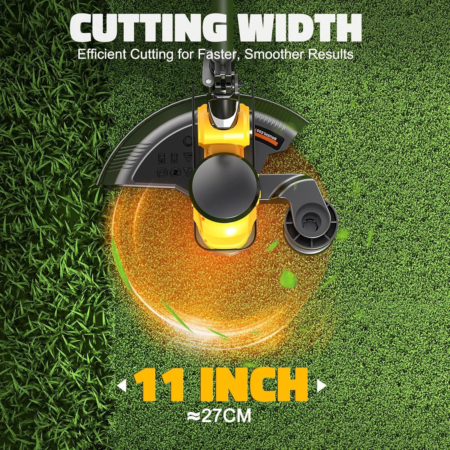 Cordless String Trimmer Compatible with Dewalt 20V (Tool Only) Weed Eater with
