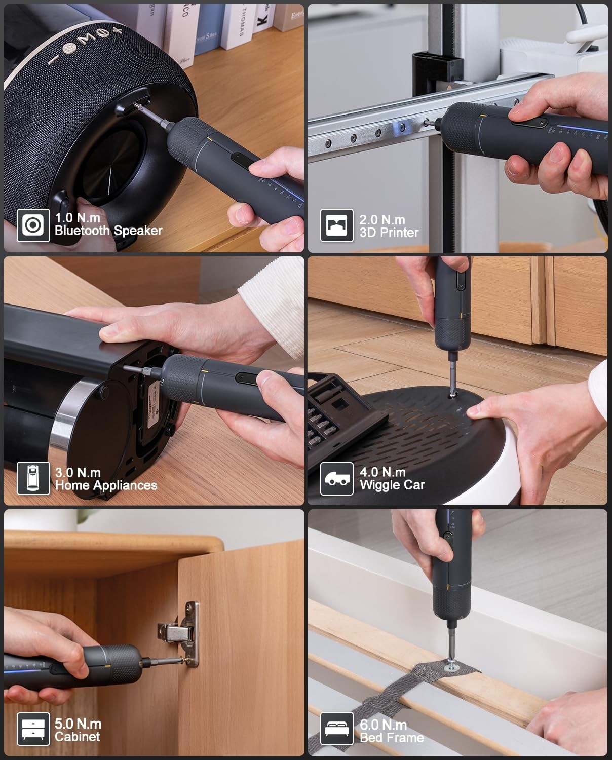 Fanttik S2 Pro Electric Screwdriver, Cordless Screwdriver Set, 7 Torque Setti…