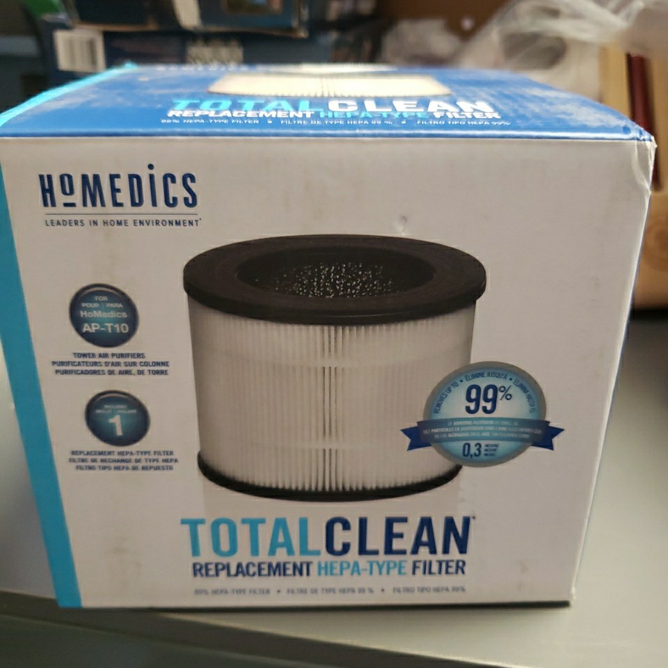 HOMEDICS TotalClean Replacement 99% HEPA-TYPE FILTER~AP-T10