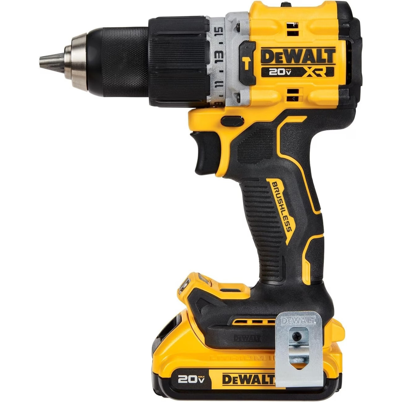 DEWALT 20V MAX Cordless Drill Driver Kit, Electric Drill, Brushless 1/2 Inch