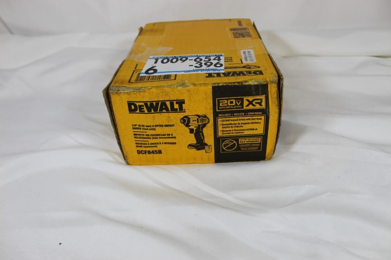 DeWalt DCF845B XR 20V MAX Brushless 1/4″ 3-Speed Impact Driver (Tool Only)