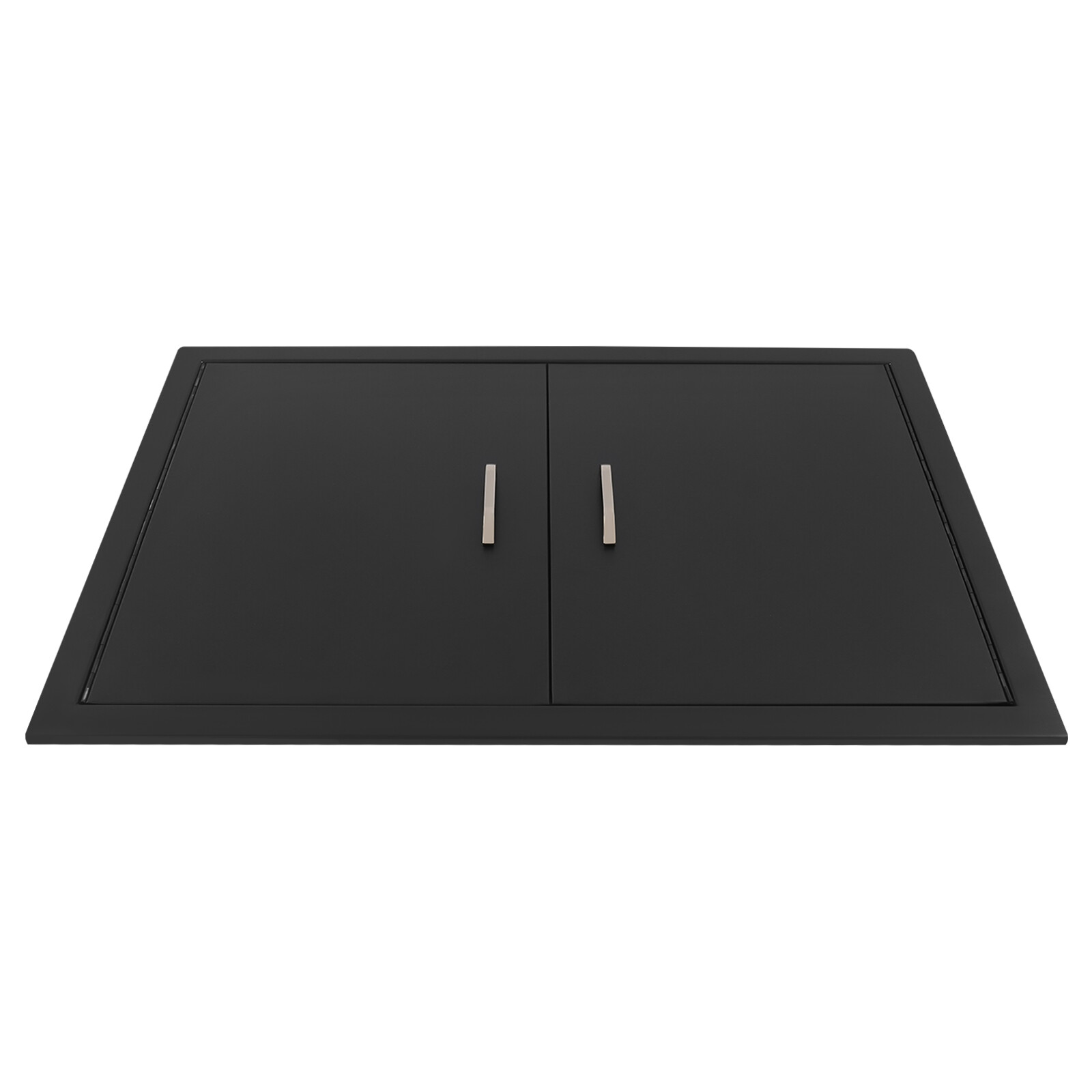 BBQ Access Door for Outdoor Kitchen Black Double Outdoor Kitchen Door