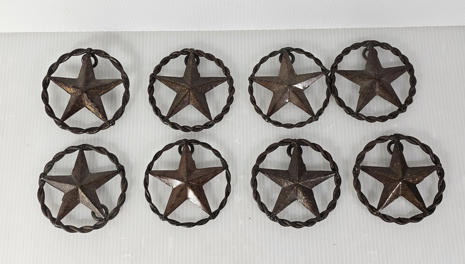 8 Cast Iron TX Texas Star Rope Western Rustic Decor DIY Crafts