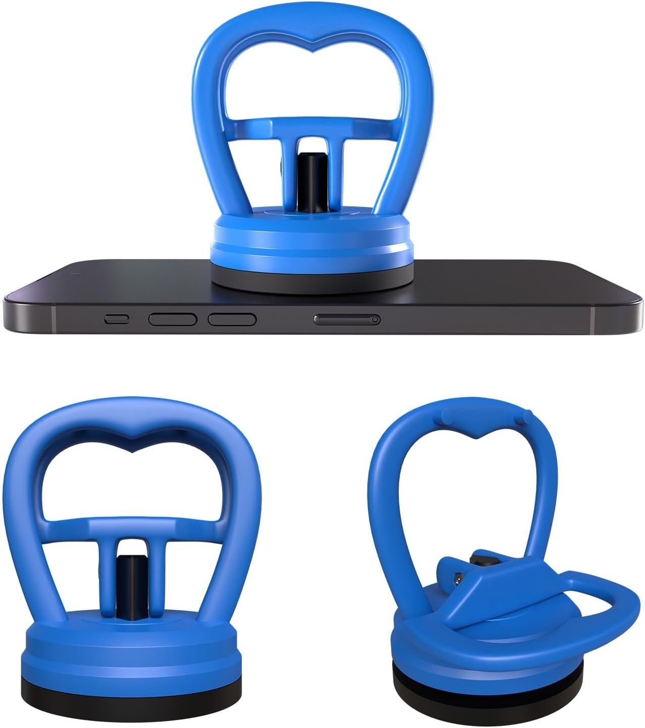 Heavy Duty Small Suction Cups – Compact Glass Lifter for Light Duties, Blue