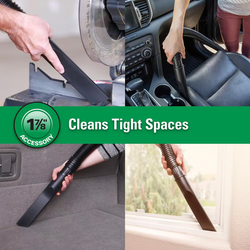 1-7/8 In. Crevice Tool Accessory For Ridgid Wet/Dry Shop Vacuums
