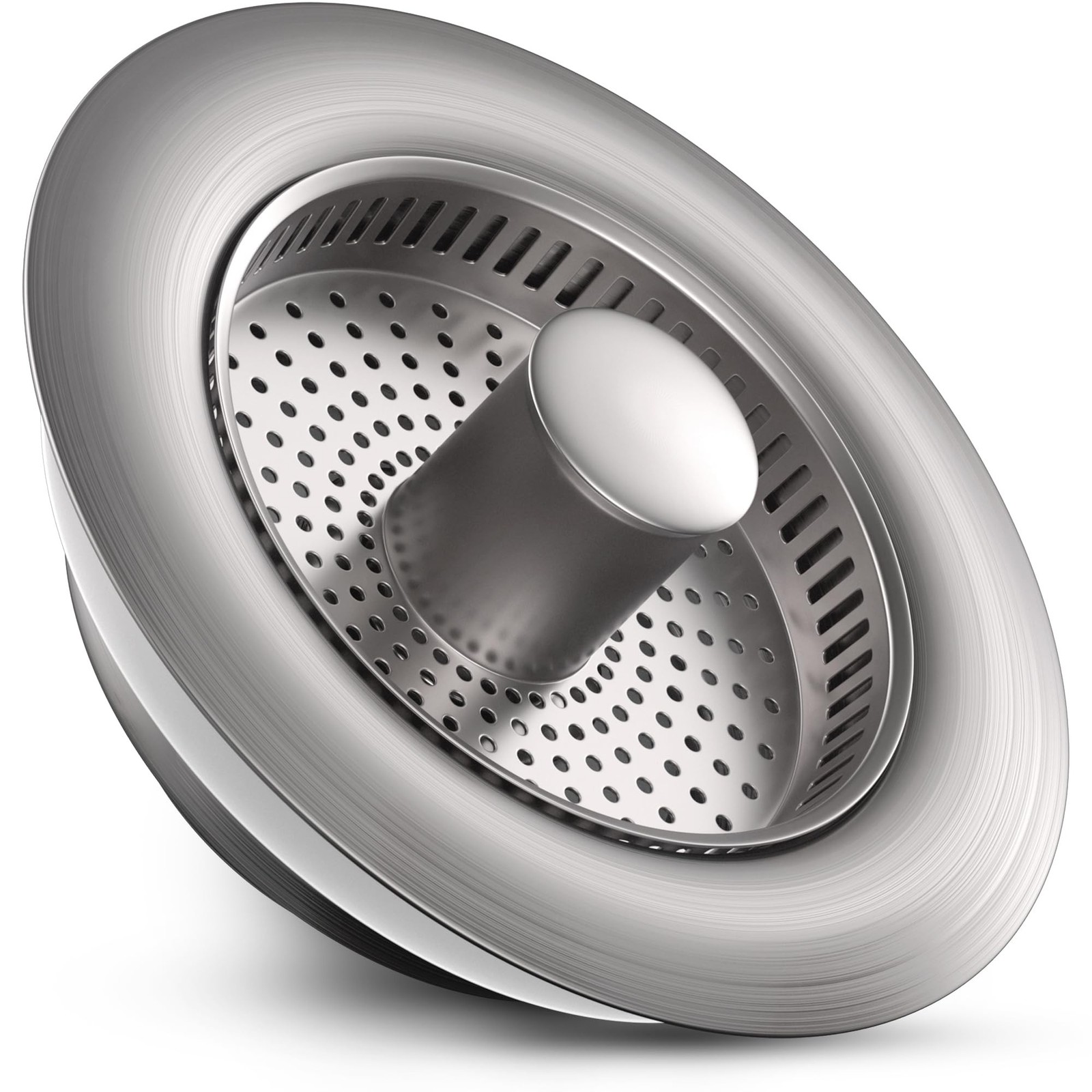 3 in 1 Kitchen Sink Drain Strainer – Easy to Clean, Durable, Fits Most Sin