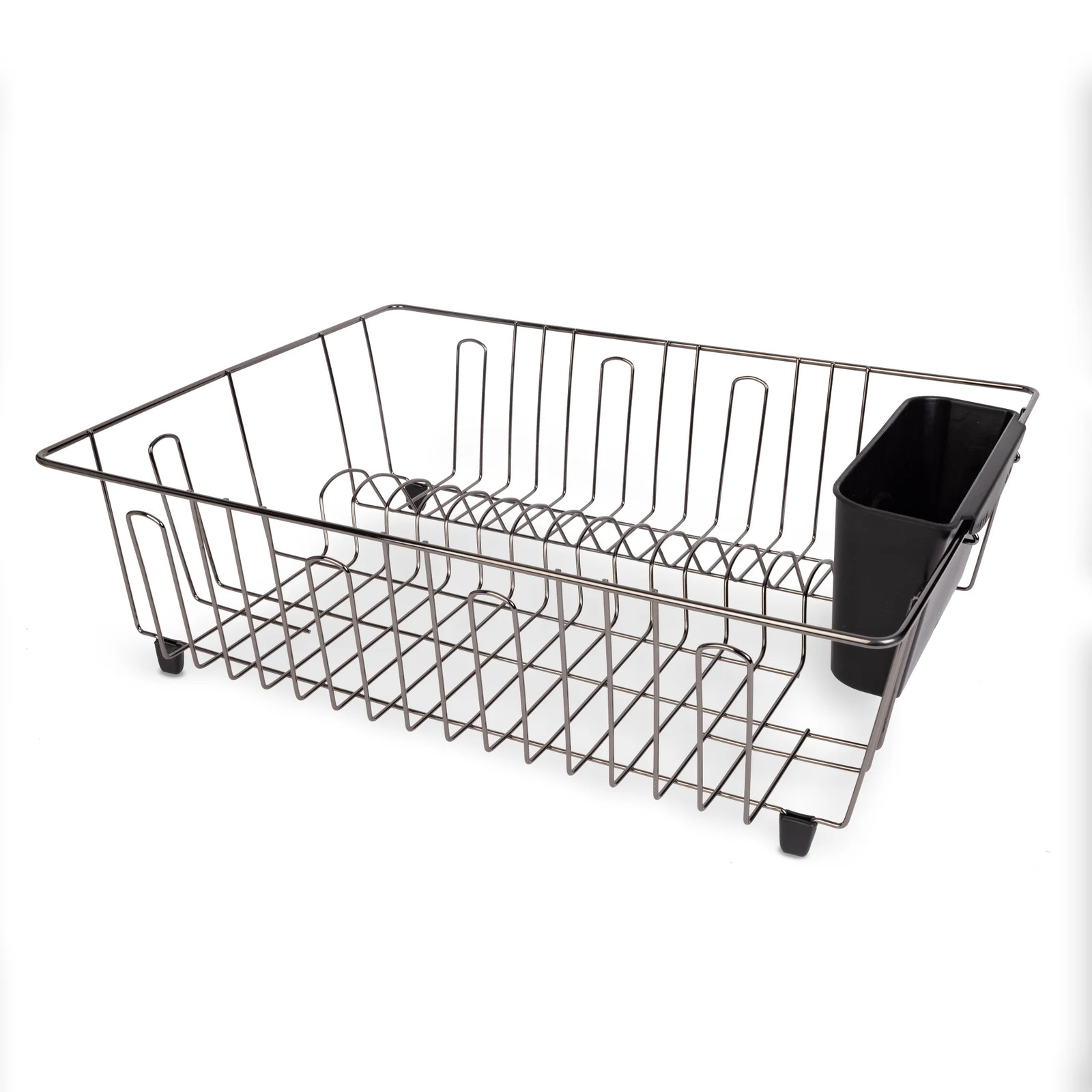 Small Dish Drainer Rack – Chrome/Black