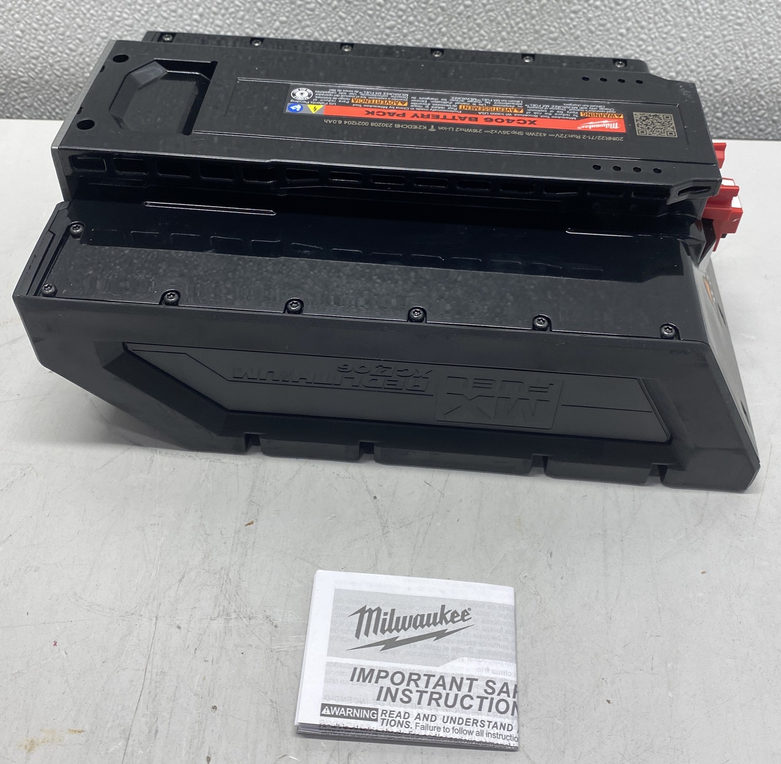Milwaukee MX FUEL Li-Ion Redlithium XC406 Battery Pack MXFXC406