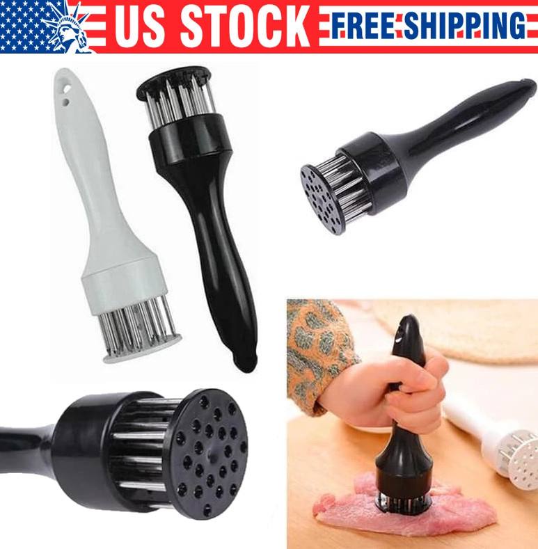 Meat Tenderizer Tool 21Needles Stainless Steel for Tenderizing Kitchen Tool USA