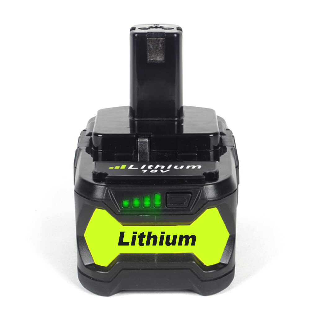 5.0Ah 18V Battery For RYOBI 18 Volt P108 One Plus High Capacity Lithium-Ion P102