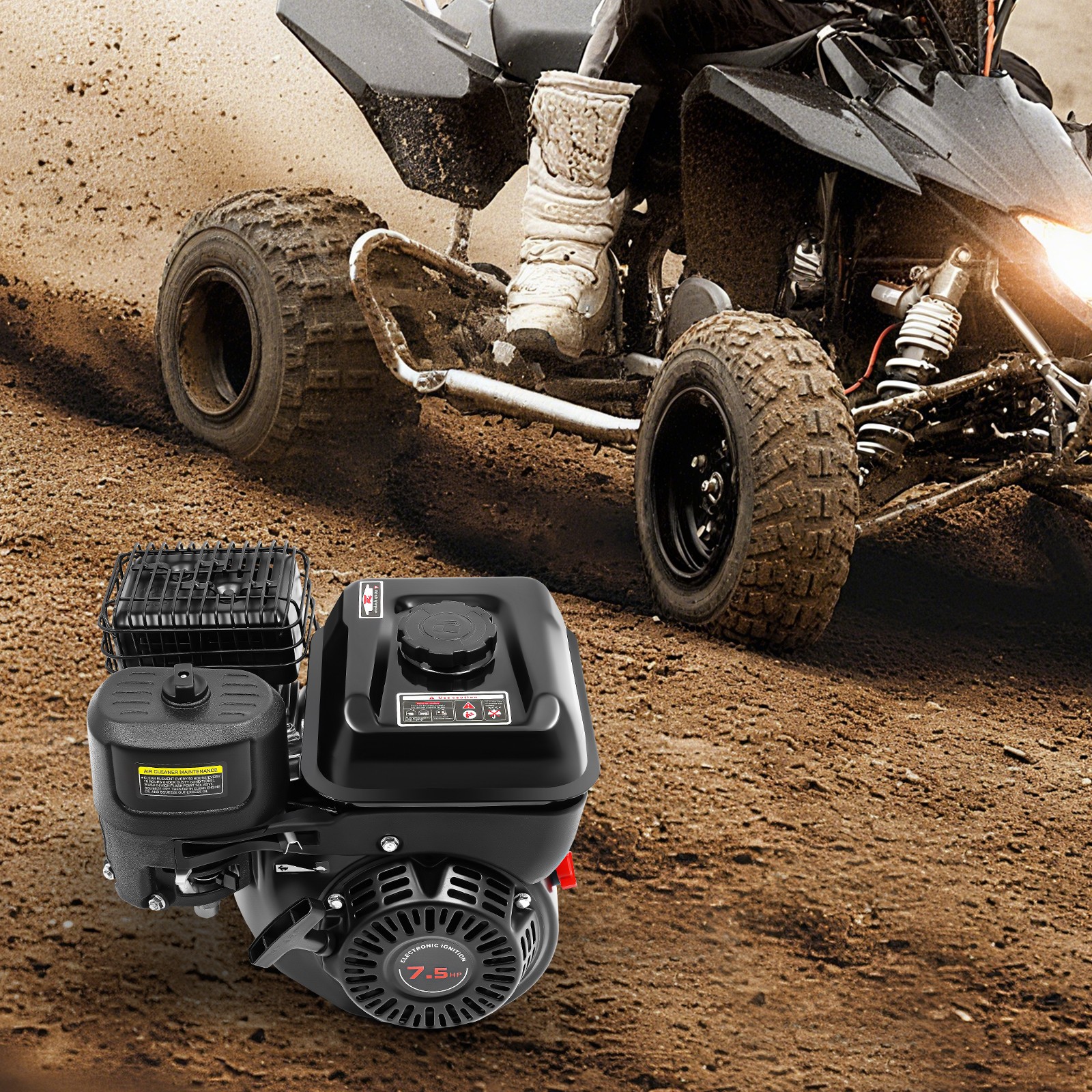212cc 7.5hp 4-stroke Gasoline Engine Steel Start Engine Manual