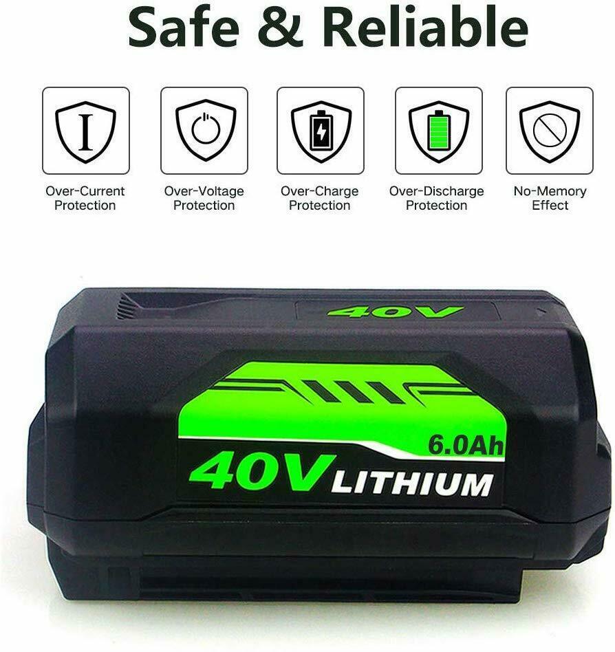 for Ryobi OP40602VNM 40v 6Ah Lithium Battery OP4040 OP4026 OP4030 OP4050 OP4060A