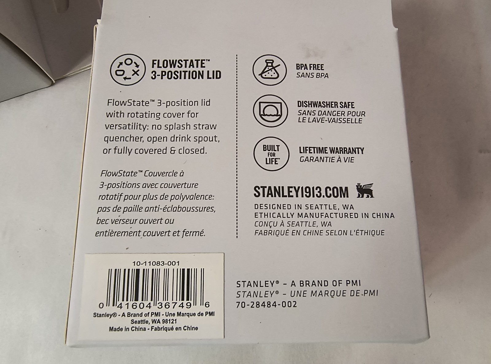NEW Stanley The Flowstate Quencher H2.0 Tumbler Lid *LOT OF 6 Lids & STRAWS NIB