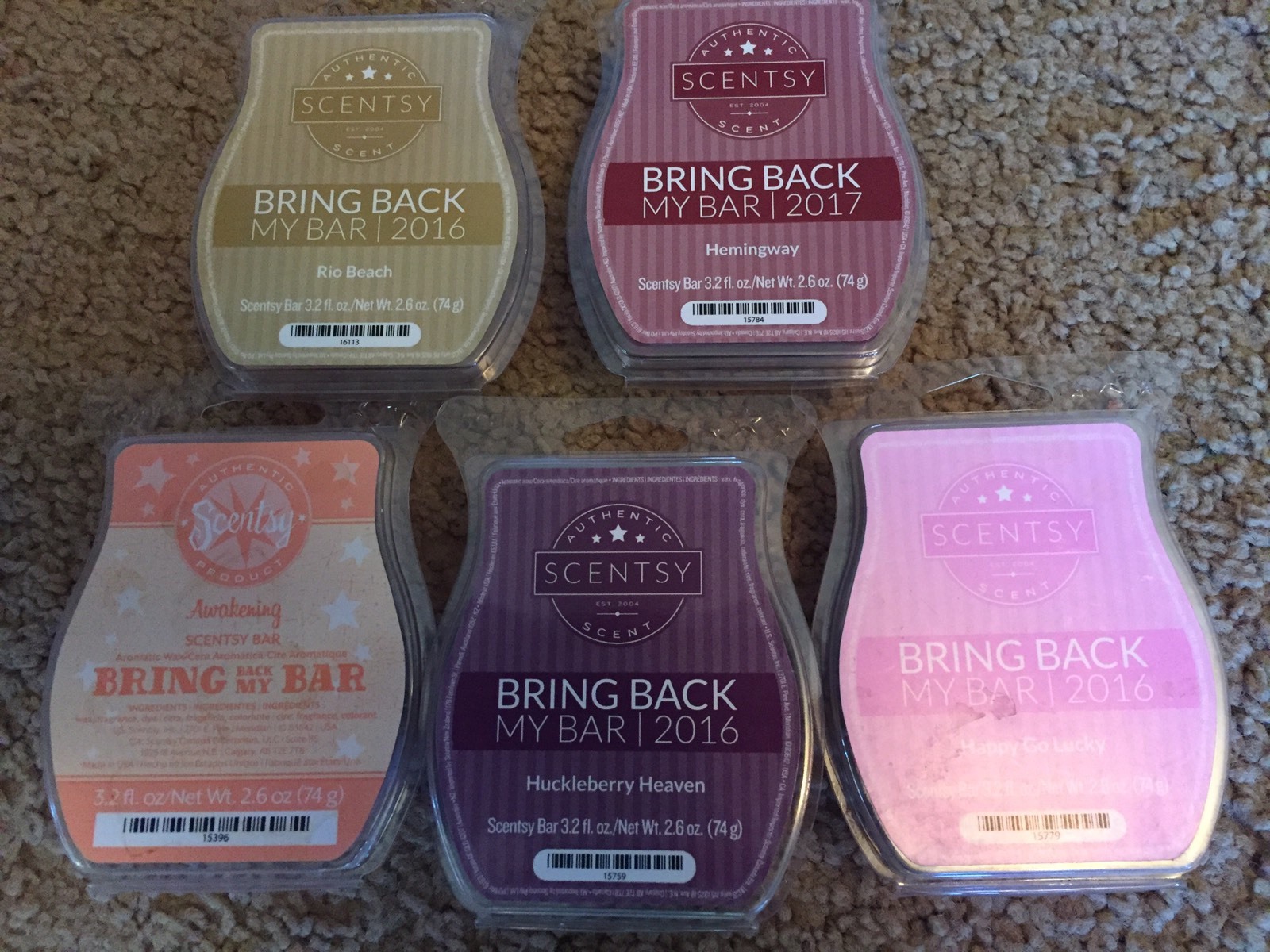 **READ DESCRIPTION** Scentsy Wax – 3.2 oz Bars – For Any Wax or Tart Warmer