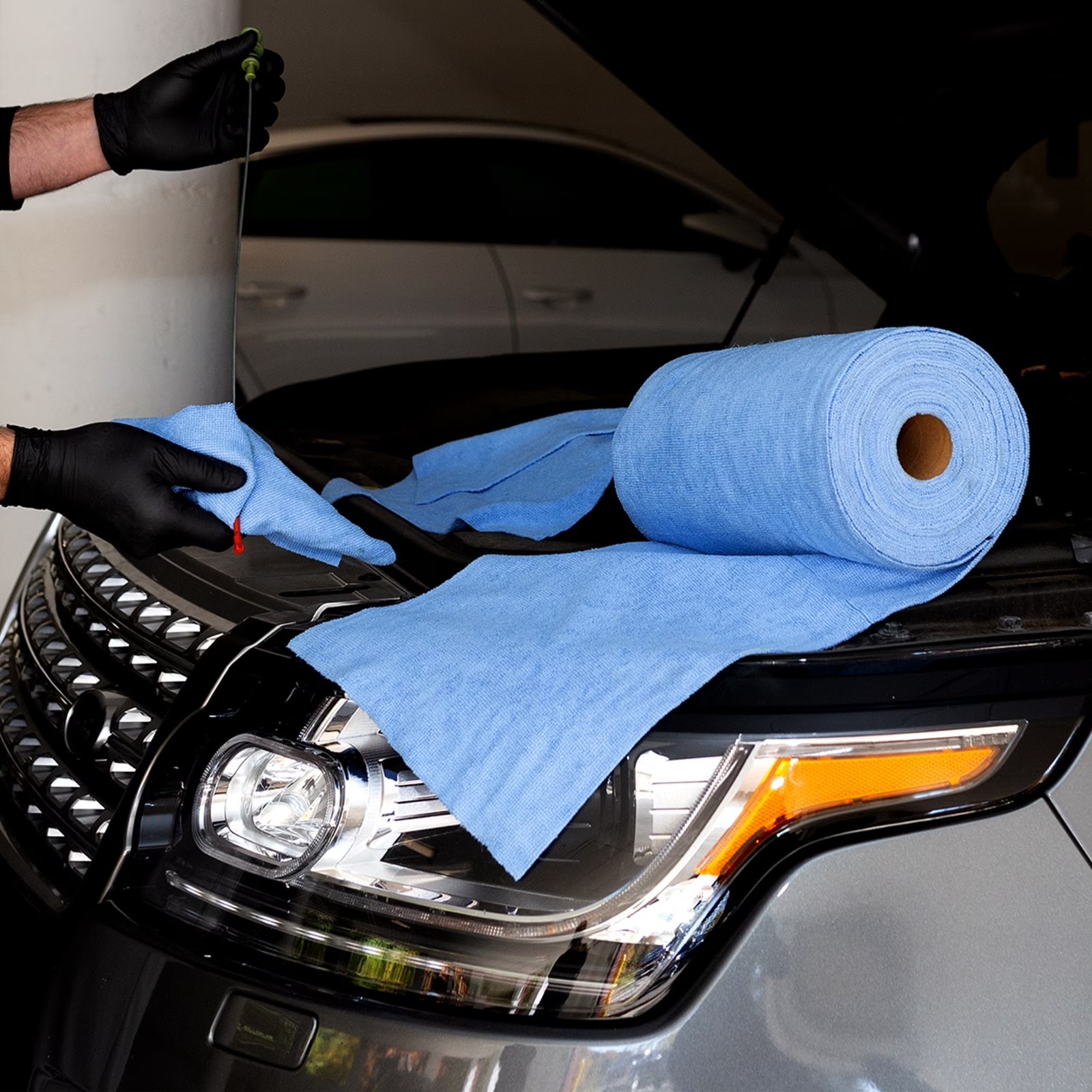 Reusable Microfiber Towels 12×12 Inch 100 Pack Easy Tear Machine Washable