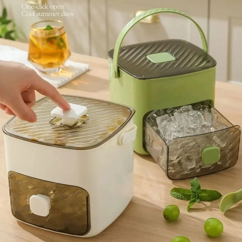 48 Grid Ice Cube Tray One Touch Easy Release Reusable Ice Mold for Freezer