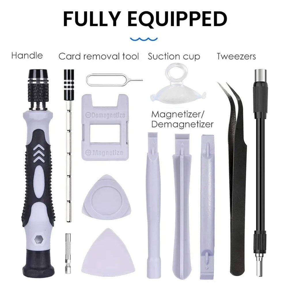 Magnetic Precision 115 in 1 Repair Screwdriver Set PC Phone Electronics Tool KBD