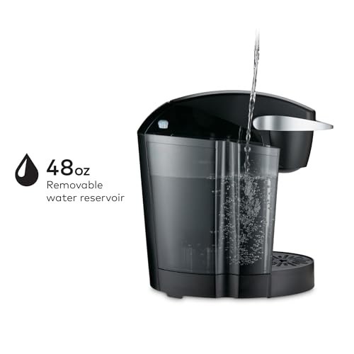 Keurig K-Classic Single Serve K-Cup Pod Coffee Maker, with 3 Brew Sizes, 48oz…