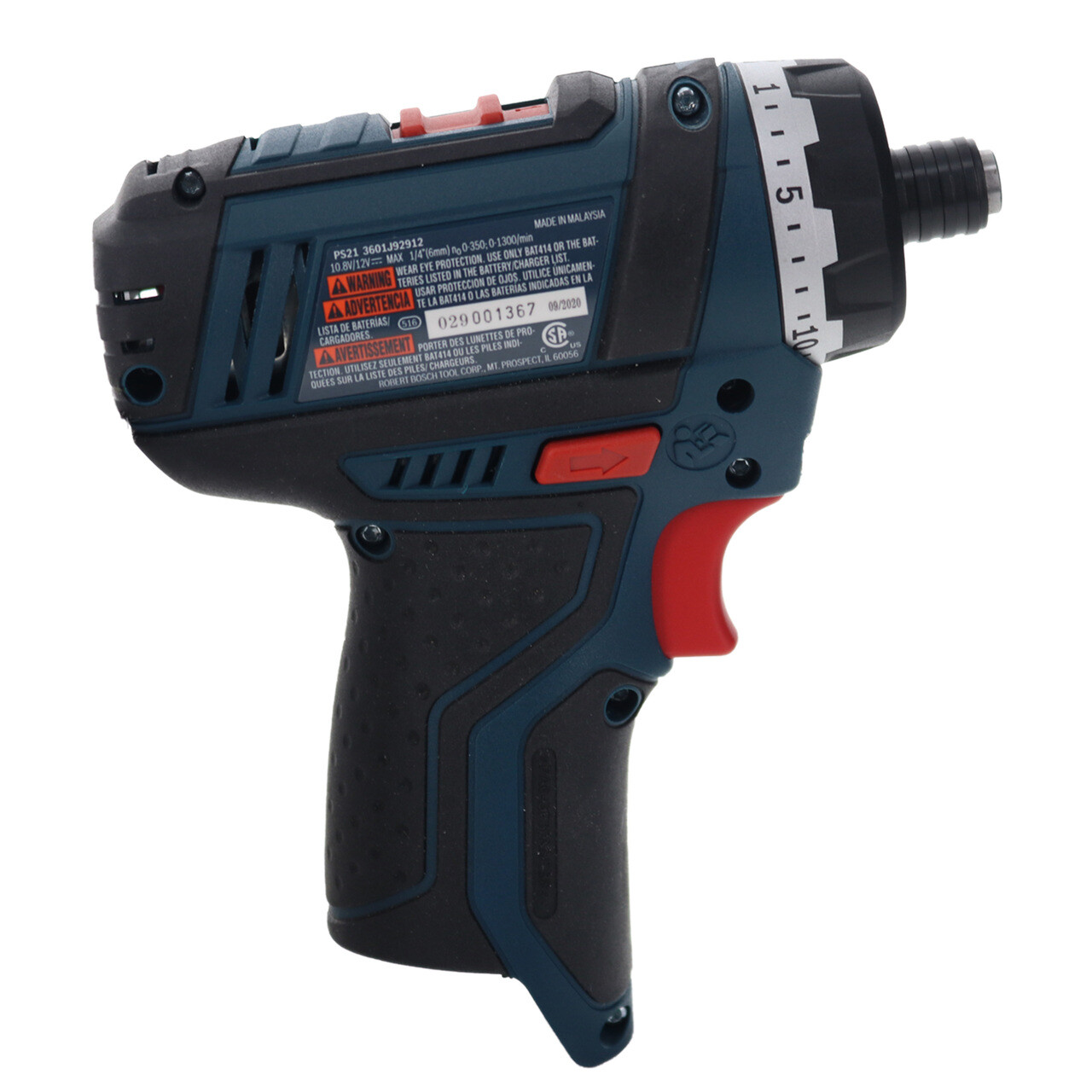 Bosch PS21B 12V Max Two Speed Pocket Driver – New Bare Tool from combo kit